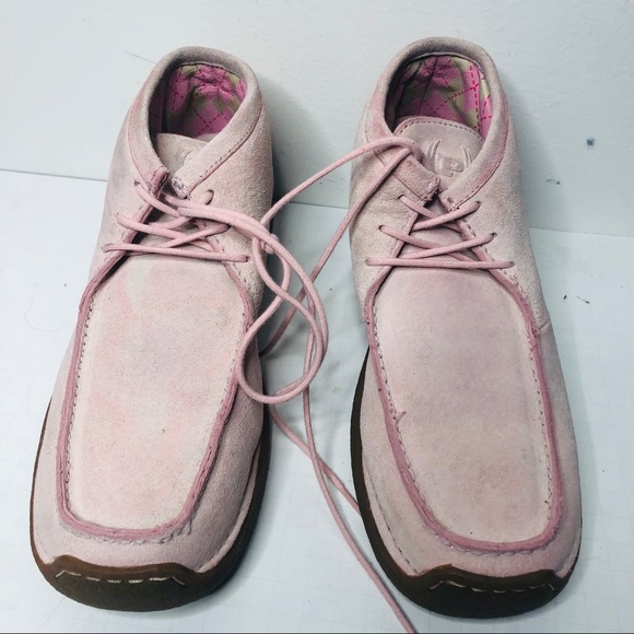 Phat Farm Shoes Vtg 9s Phat Farm Pink Suede Chukka Boots Shoe 95